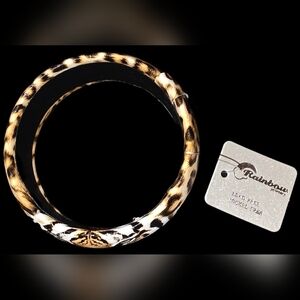Tiger Print Bangle Bracelet